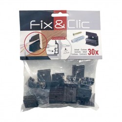 Úchyt na soklové lišty Gerflor - Fix & Clic plastový (30ks/bal + skrutky a hmoždinky)