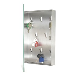 RR - SKRINKA NA KĽÚČE  - KEY GLASS GW-8 - T06357 Biela