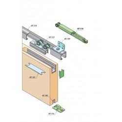 SC - POSUVNÝ SYSTÉM 100 SILENT FILO S 80 KG SP 