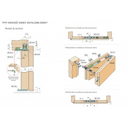 SC - POSUVNÝ SYSTÉM 100 FOLDING DOOR F 40 KG 