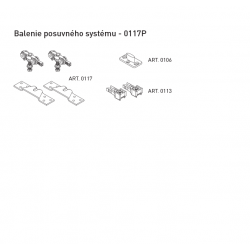 SC - Balenie posuvného systému 100 LEGGERA art. 0117P 