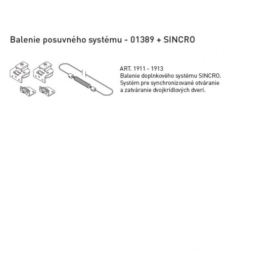 SC - Balenie doplnkového systému SINCRO SC - Balenie doplnkového systému SINCRO