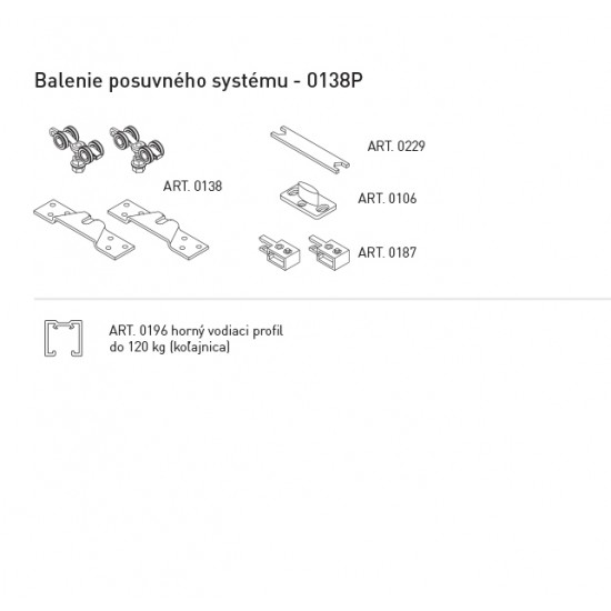 SC - POSUVNÝ SYSTÉM 100 SILENT 120 KG SC - POSUVNÝ SYSTÉM 100 SILENT 120 KG