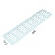 SRL - ALFA vetracia mriežka 100 x 600 mm BIL - biela lesklá (RAL 9010) SRL - ALFA vetracia mriežka 100 x 600 mm BIL - biela lesklá (RAL 9010)