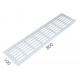 SRL - ALFA vetracia mriežka 100 x 800 mm BIL - biela lesklá (RAL 9010)