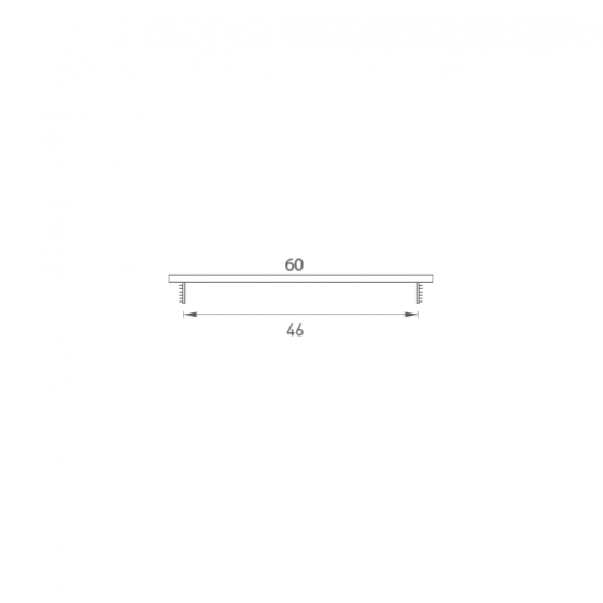 SRL - ALFA vetracia mriežka 60 x 1000 mm CIM - čierna matná (C35) SRL - ALFA vetracia mriežka 60 x 1000 mm CIM - čierna matná (C35)