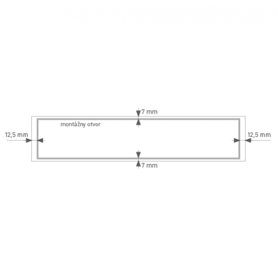 SRL - ALFA vetracia mriežka 60 x 1000 mm CIM - čierna matná (C35) SRL - ALFA vetracia mriežka 60 x 1000 mm CIM - čierna matná (C35)