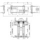 Stavebné puzdro JAP 720 NORMA UNIBOX dvojkrídlové 2x600 mm (1970/2100 mm x 200 mm) - Sadrokartón