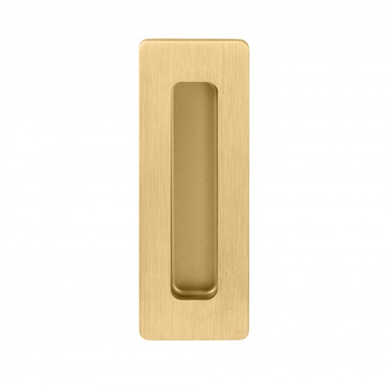 TI - Mušľa na posuvné dvere - 4181 5S - bez otvoru ZLM.LL - zlatá matná (158)