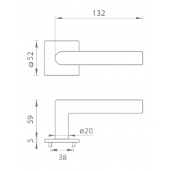 TI - FAVORIT - HR 4002Q 5S CIM - čierna matná (153)