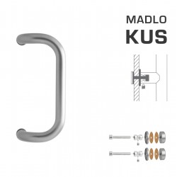 WA - MADLO M2 WA/C-S-SKLO ks STM - strieborná matná (RAL 9006)