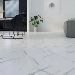 Kompozitná Podlaha AFIRMAX SPC BiClick Stone XXL - Snow Carrara CBC 41722 - 914x457x4 mm - AC4 23/32 - Dlažbový Dekor
