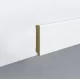 Lišta soklová Egger 100 hranatá "Cubical" L201 - 6241018 - 100x18x2400 - Biela Pretierateľná