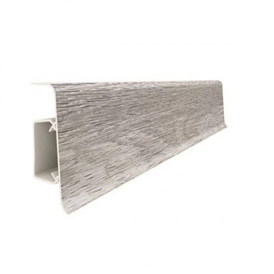 Soklová lišta Vox ESQERO DUO Merbau Šedý 657 55x22x2500 mm