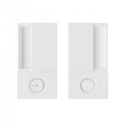 AGB - MUŠĽA WAVE na posuvné dvere WC BIM - biela matná (FM)