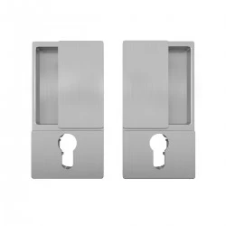 AGB - MUŠĽA WAVE na posuvné dvere PZ CHM - chróm matný (32)