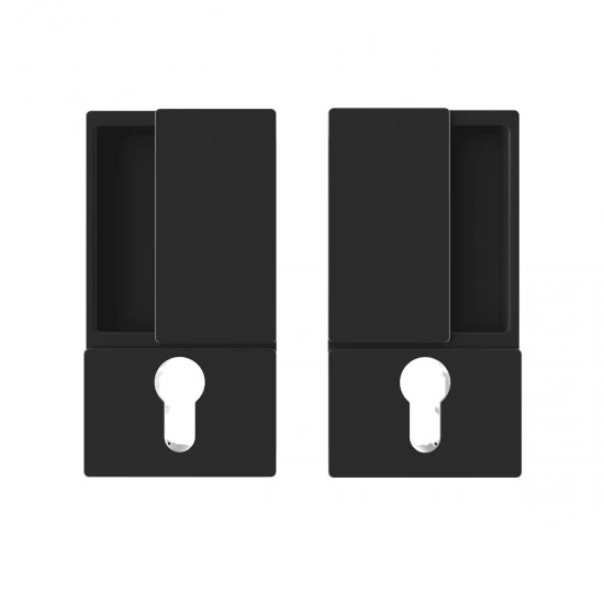 AGB - MUŠĽA WAVE na otváravé dvere PZ CIM - čierna matná (93)