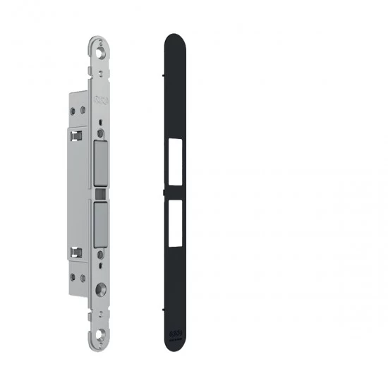 AGB - Magnetický zámok TOUCH bez uzamykania s krytkou CIM - čierna matná (93)