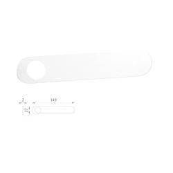 ASG - Výplň GUAVA WC BIM - biela matná (WHITE) ASG - Výplň GUAVA WC BIM - biela matná (WHITE)