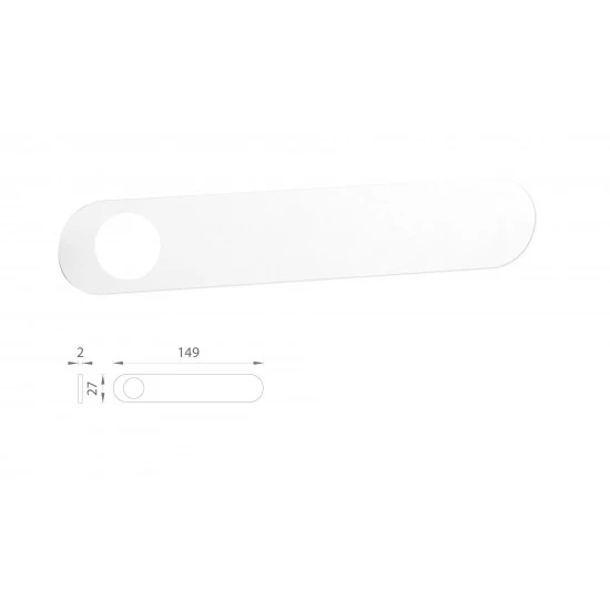 ASG - Výplň GUAVA WC BIM - biela matná (WHITE)