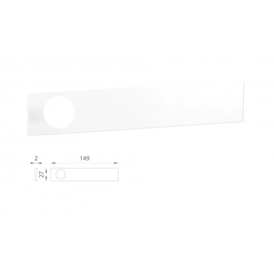 ASG - Výplň HEDERA WC BIM - biela matná (WHITE)