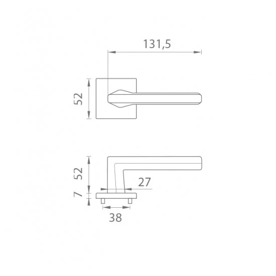 AS - JASMINA - HR 7S CHM - chróm matný (SC)