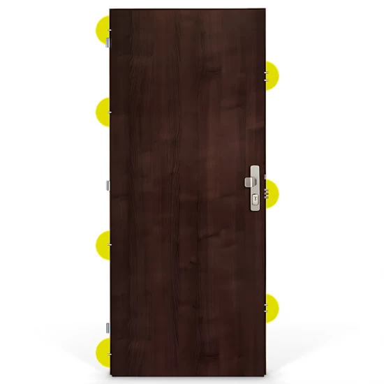 Vchodové bezpečnostné dvere so zárubňou FORNOX AK100/3 Plus – RC3 – SK certifikát