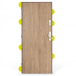 Protipožiarne bezpečnostné dvere so zárubňou FORNOX AK230/3 Abloy – RC3 – EI/EW 30 - SK certifikát