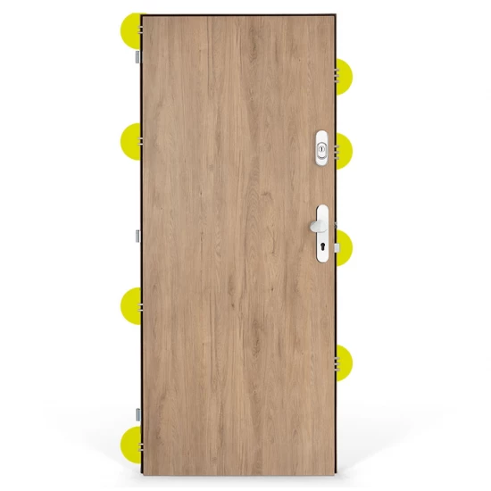 Protipožiarne bezpečnostné dvere so zárubňou FORNOX AK230/3 Abloy – RC3 – EI/EW 30 - SK certifikát