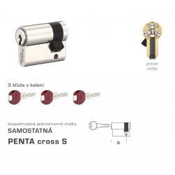 DK - PENTA cross S polvložka NIM - nikel matný