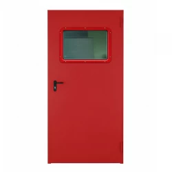 Presklené oceľové protipožiarne dvere Endoors (okienko 600 x 400 mm) - SK norma - EW/EI 120 - D1 + Zárubňa + certifikát