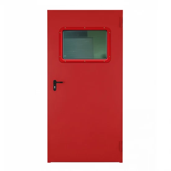 Presklené oceľové protipožiarne dvere Endoors (okienko 600 x 400 mm) - SK norma - EW/EI 120 - D1 + Zárubňa + certifikát