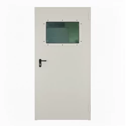 Presklené oceľové protipožiarne dvere Endoors (okienko 600 x 400 mm) - SK norma - EW/EI 120 - D1 + Zárubňa + certifikát