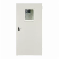 Presklené oceľové protipožiarne dvere Endoors (okienko 300 x 400 mm) - SK norma - EW/EI 60 - D1 + Zárubňa + certifikát