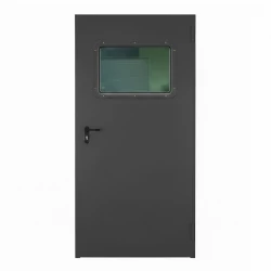 Presklené oceľové protipožiarne dvere Endoors (okienko 600 x 400 mm) - SK norma - EW/EI 60 - D1 + Zárubňa + certifikát