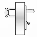 Hrazda/kľučka + polovložka LP BM En.  + 142,68€ 