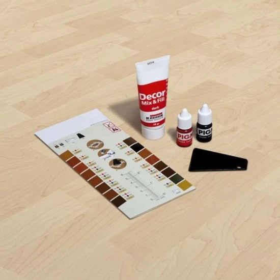 Opravná sada Egger Decor Mix & Fill Dark na tmavé podlahy 50 g