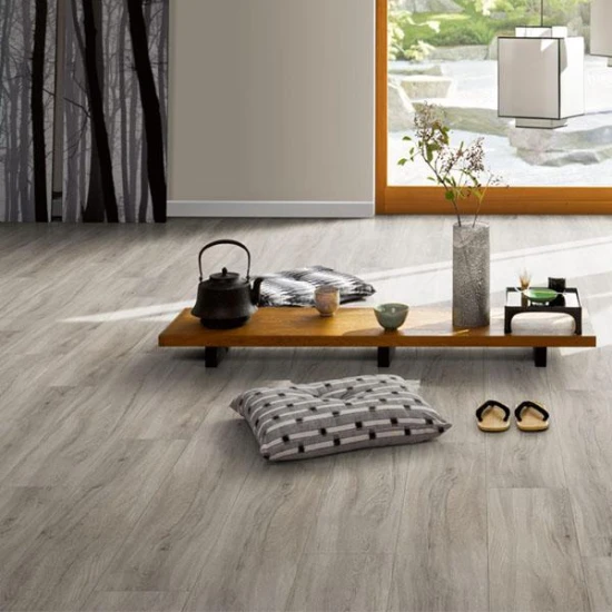 Vinyl Parador Basic 30 Dub pastelovo šedý štruktúra dreva široká lamela 1L 1513441 1207x216x9,4 mm