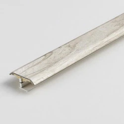 3v1 Prechdový profil vinylový Prestarnuté drevo bielené, 1731856, 1000x48x9 mm