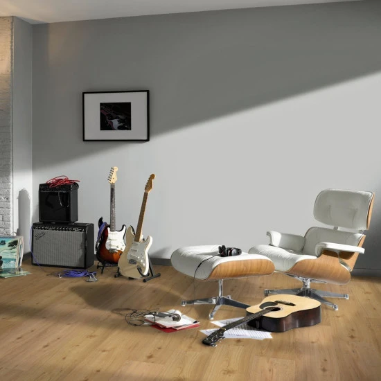 Vinyl Parador Basic 2.0 Dub prírodný kartáčovaná štruktúra široká lamela, 1730779, 1219x229x2 mm