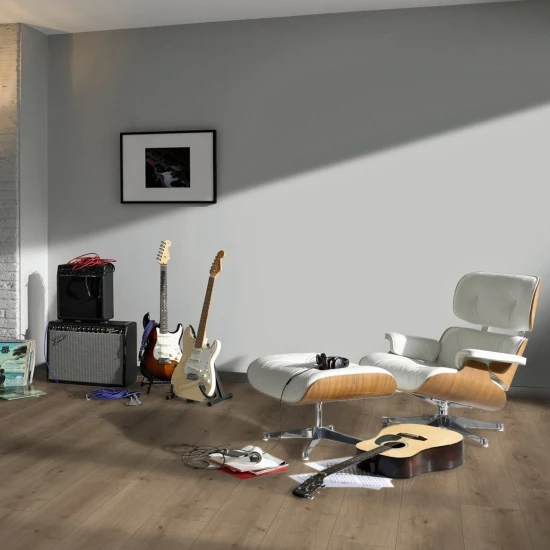 Parador Modular ONE Chateau plank Dub Pure perlovo šedý štruktúra dreva široká lamela 1L M4V, 1730804, 2200x235x8 mm