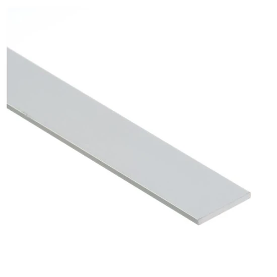 Profil AL tyč plochá 20x2 mm, elox Striebro 01, 2 m, SP2002 Cezar