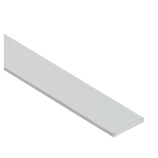 Profil AL tyč plochá 25x2 mm, elox Striebro 01, 2 m, SP2502 Cezar