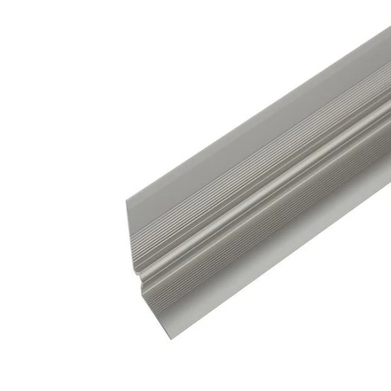 Profil AL schodový roh vnútorný 3 mm, elox Striebro 01, 2,7 m, skrutkovací k vinylom hr. 3 mm, W3LVT Cezar (26x26 mm)