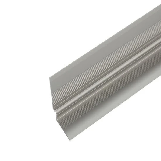 Profil AL schodový roh vnútorný 5 mm, elox Striebro 01, 2,7 m, skrutkovací k vinylom hr. 5 mm, W5LVT Cezar (28x28 mm)