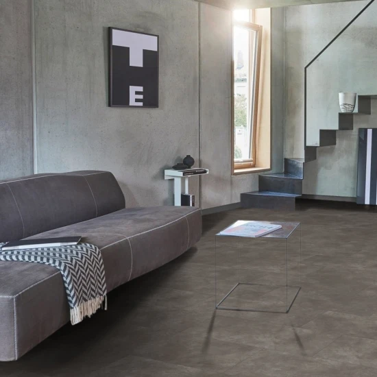 Parador Modular ONE Hydron Oversize tile Betón tmavo šedý štruktúra kameňa M4V 1744858 856x403x5,5 mm