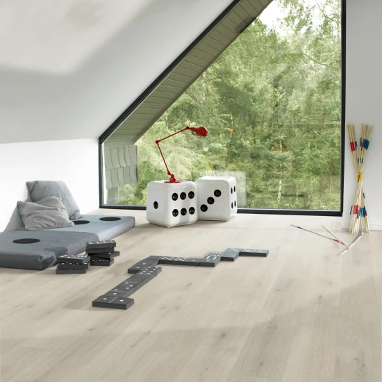 Parador Modular ONE Hydron Dub Urban biely bielený štruktúra dreva široká lamela 1L M4V 1744834 1290x196x5,5 mm
