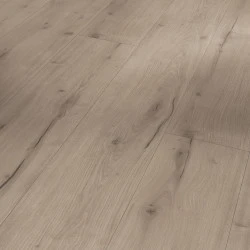 Parador Modular ONE Chateau plank Dub Helios sivý rustikálna štruktúra široká lamela V-drážka, 1748726, 2200x235x8 mm