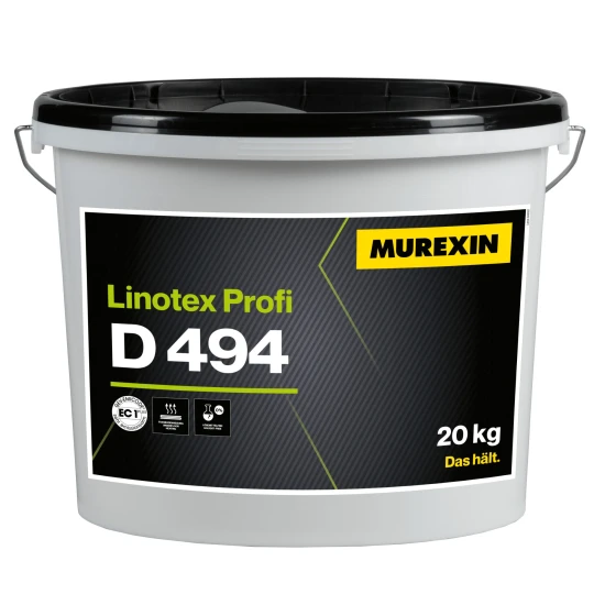 Lepidlo Murexin D494, 20 kg disperzné na báze latexových disperzií (na linoleové podlahové krytiny)