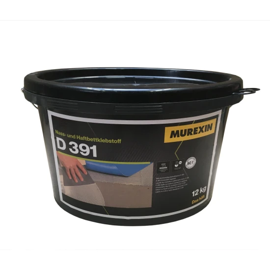Lepidlo Murexin D391, 12 kg disperzné (na SPC, vinylové dielce, PVC rolky, koberce s latexovým rubom)